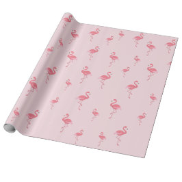 Papier Cadeau mignon flamants roses motif