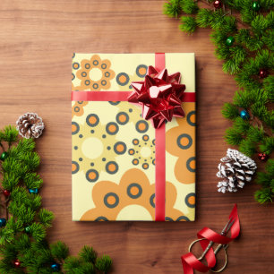 Papier Cadeau mignon fleur pétale motif 2