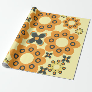 Papier Cadeau mignon motif pétale fleur 8