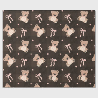 Papier Cadeau Mignon rétro 