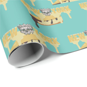 Papier Cadeau Mikitiez cheesecake au fromage de myrtille newyork