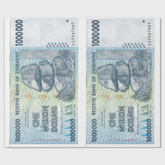 Papier Cadeau Million de Dollars