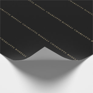 Papier Cadeau Minimaliste Élégant Classique Professionnel Simple