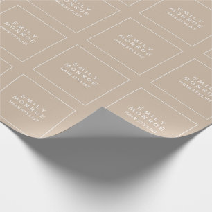 Papier Cadeau Minimaliste Moderne Simple