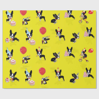 Papier Cadeau Mirabelle, papier d'emballage d'anniversaire de