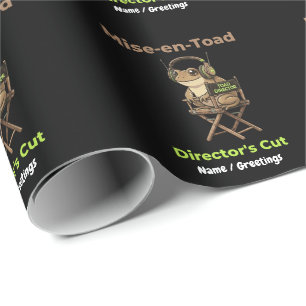 Papier Cadeau Mise-en-Toad Director’s Cut Cinéma Pun Toad Art