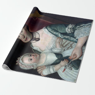 Papier Cadeau Mme Jacob Hurd et enfant de William Johnston