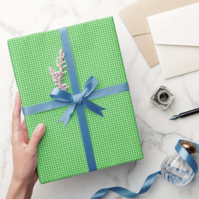 Papier Cadeau Modèle blanc moderne personnalisé Élégant Jaune Ve (Cadeaux)