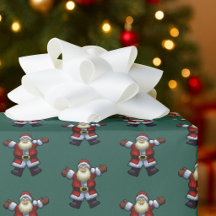 Modèle d'art pixel Père Noël joyeux