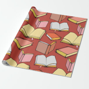 Papier Cadeau Modèle de livre