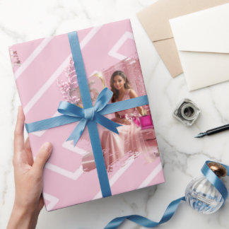 Papier Cadeau Modèle de photo personnalisé Inspiration grecque R