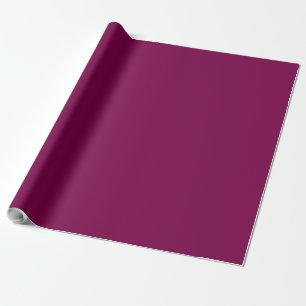 Papier Cadeau Modèle Élégant Tendance Couleur Unie Vin Cadeau