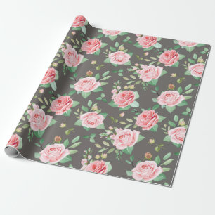 Papier Cadeau Modèle floral