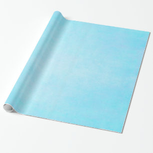Papier Cadeau Modèle léger bleu turquoise d'aquarelle