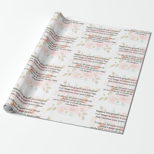 Papier Cadeau Modèle pour la conception de votre propre cadeau M (Déroulé)