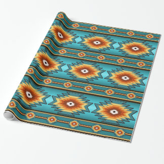Papier Cadeau modèle tribal du sud-ouest