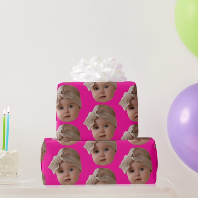 Papier Cadeau Modern Custom Funny Gift Birthday Party Christmas  (Cadeaux de fête)