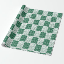 Moderne Mudcloth Vert Et Blanc Inspiré De L'art Af