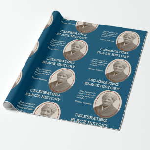 Papier Cadeau Mois de l'histoire noire HARRIET TUBMAN