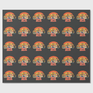 Papier Cadeau Mois des fiertés vintage rétro Célébration LGBTQ