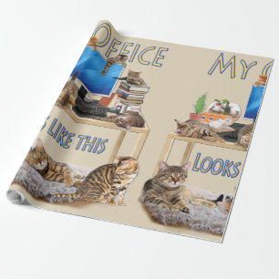 Papier Cadeau Mon bureau ressemble à ceci