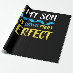 Papier Cadeau Mon fils est en panne Syndrome parfait à droite