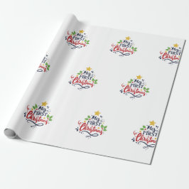 Papier Cadeau Mon premier Noël