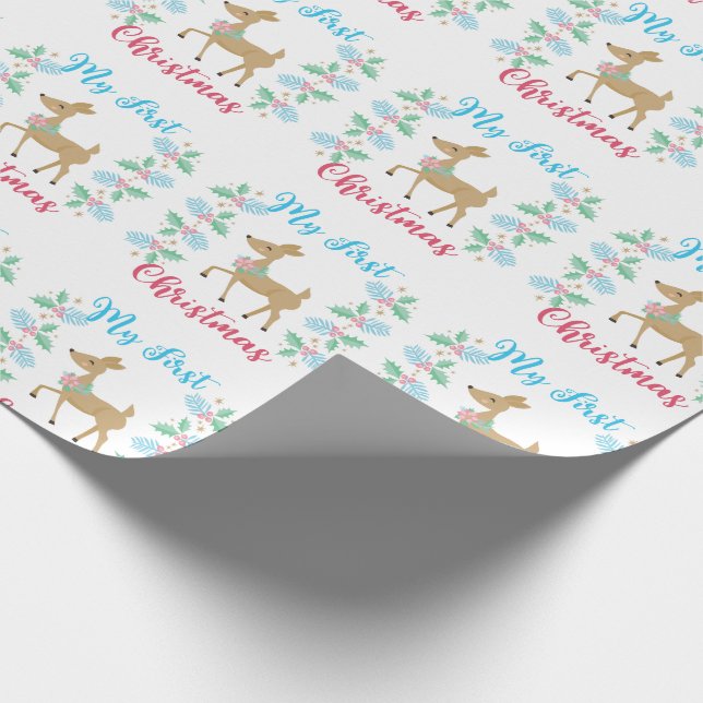 Papier Cadeau Mon premier Noël (Coin)