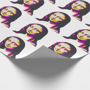PAPIER CADEAU MONA LISA POP ART 