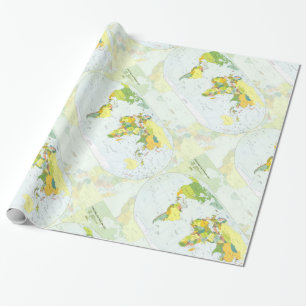 Papier Cadeau monde+carte+globe+pays+atlas