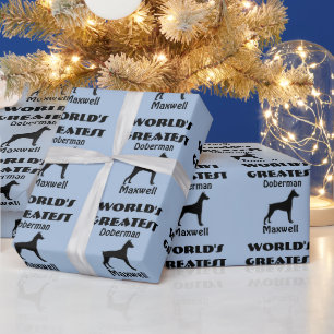 Papier Cadeau Mondes plus grand Doberman Doberman papier d'envel