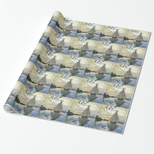 Papier Cadeau Monet - Voilier au Petit-Gennevilliers