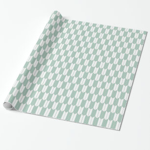 Papier Cadeau Monnaie et Blanc Japonais Yagasuri Motif Enveloppe