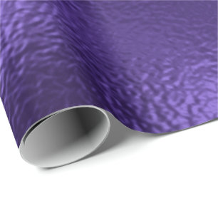 Papier Cadeau Monochrome Ultra Violet Violet Verre Métallique