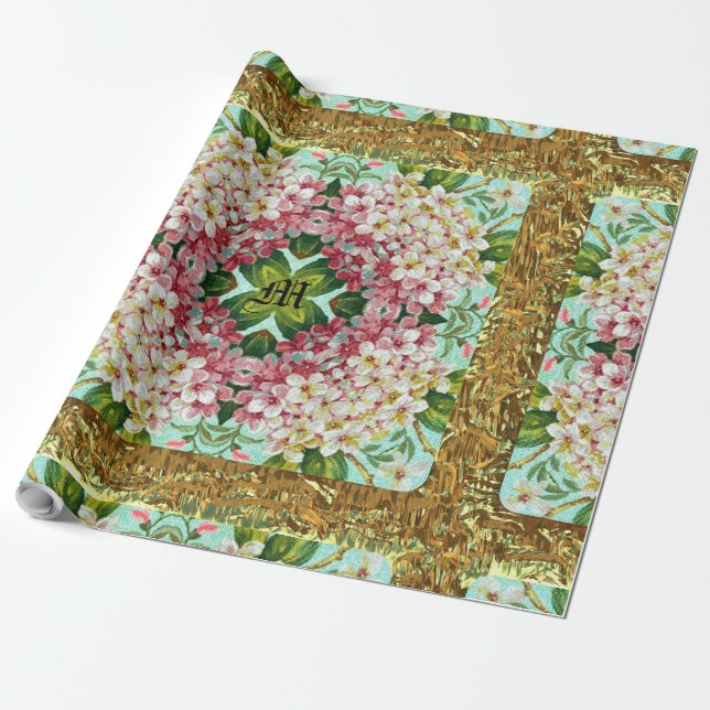 Papier Cadeau Monogramme de Lilflormth (30 pieds) (Déroulé)