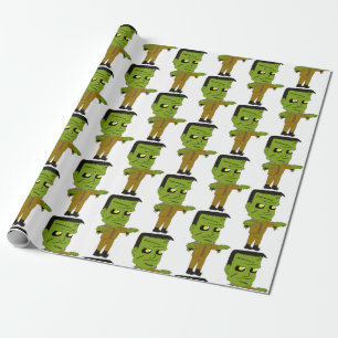Papier Cadeau monstre chibi