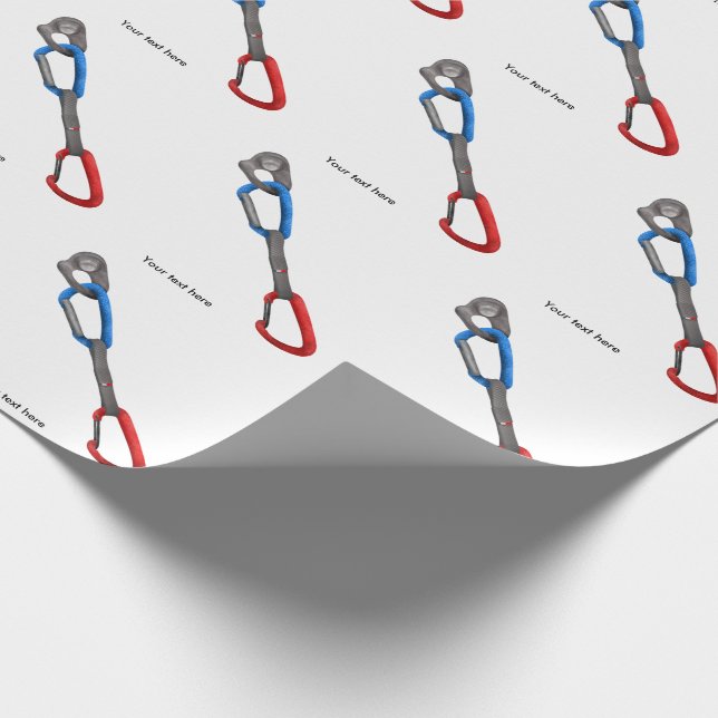 Papier Cadeau Montée en Rocck Abrappel Belay Carabiner (Coin)