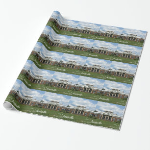 Papier Cadeau Monticello, maison de Thomas Jefferson
