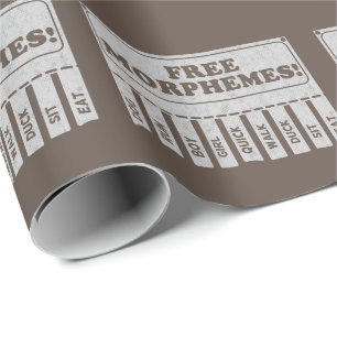 Papier Cadeau Morphèmes libres