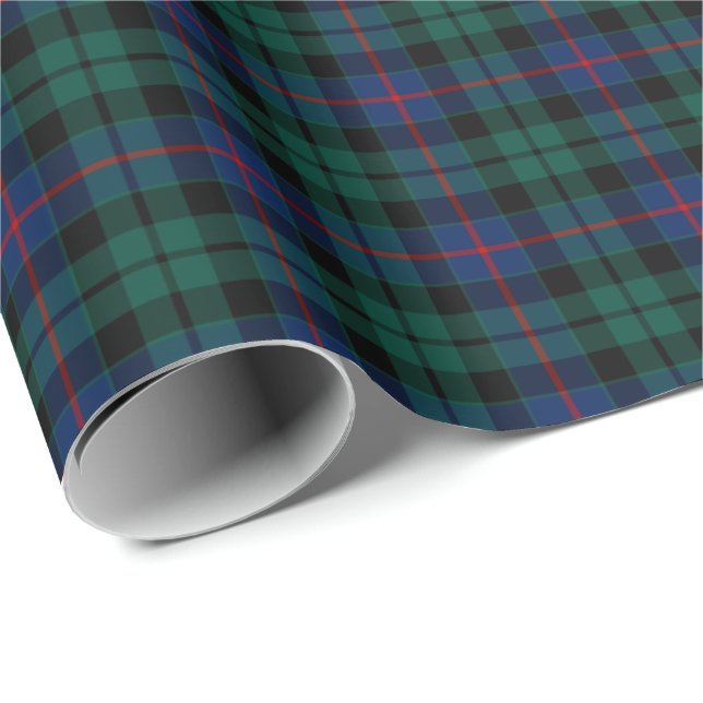Papier Cadeau Morrison Clan Tartan (Coin rond)