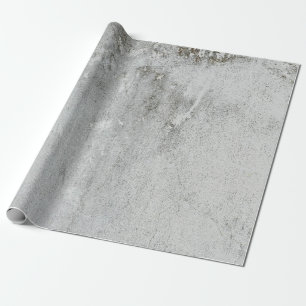 Papier Cadeau Mortier mur gris vieilli blanc noir