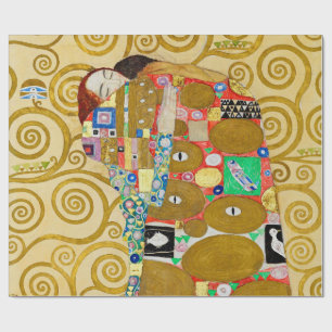 Papier Cadeau Mosaïque d'accomplissement de Klimt : Frise vintag