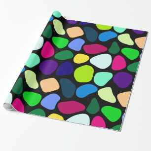 Papier Cadeau Mosaïque en pierre plate de couleur I + vos idées