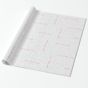 Papier Cadeau Mot de recherche Puzzle Bonne année!
