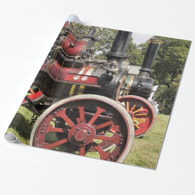 PAPIER CADEAU MOTEURS DE TRACTION (Déroulé)