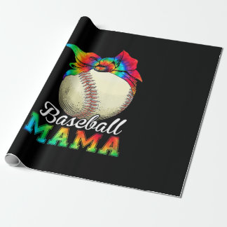 Papier Cadeau Mother Baseball Mama Birthday