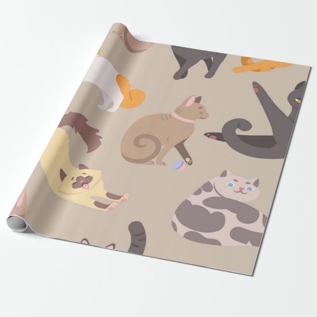 Papier Cadeau Motif (Déroulé)