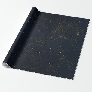 Papier Cadeau Motif 16 d'abrégé sur lumière de nuit étoilée
