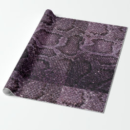 Papier Cadeau motif à l'échelle de la couleuvre