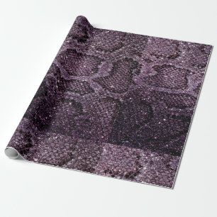 Papier Cadeau motif à l'échelle de la couleuvre